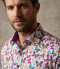 Hippy Butterfly Print Shirt with Matching Handkerchief