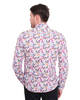 Hippy Butterfly Print Shirt with Matching Handkerchief-Makrom