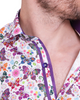 Hippy Butterfly Print Shirt with Matching Handkerchief-Makrom