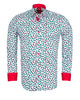 Holly Leaf Print Shirt with Matching Handkerchief-Makrom
