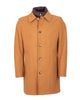Brown Overcoat with Removable Quilted Inner Layer