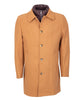 Brown Overcoat with Removable Quilted Inner Layer
