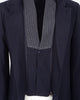 Navy Men's Overcoat with Removable Inner Layer