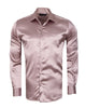 Pink Shiny Plain Satin Classic Men’s Shirt