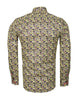 Yellow Colourful Leaf Print Shirt