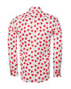 White Heart Print Long Sleeve Shirt