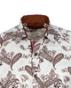 Brown Paisley Print Long Sleeve Shirt