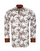 Brown Paisley Print Long Sleeve Shirt