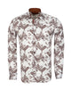 Brown Paisley Print Long Sleeve Shirt