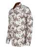 Brown Paisley Print Long Sleeve Shirt