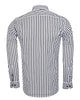 Black Stripe Print Long Sleeve Shirt