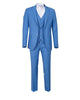Blue Classic Plain 3 Piece Men's Suit