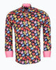 Sycamore Leaf Print Shirt with Matching Handkerchief