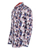 Colourful Daffodil Print Shirt with Matching Handkerchief