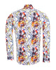 White Paint Splatter Shirt with Matching Handkerchief