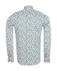 Holly Leaf Print Shirt with Matching Handkerchief