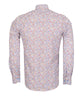 Cream Micro Flower Print Men's Shirt