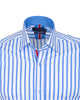 Classic Blue Stripe Men's Shirt