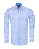 Classic Blue Stripe Men's Shirt