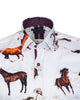 Colourful Horses Print with Matching Handkerchief