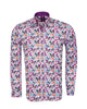 White Hippy Butterfly Design Men's Shirt
