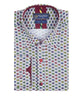 Colourful Dotted Print Shirt with Matching Handkerchief