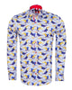 Exotic Tropical Bird Print with Matching Handkerchief