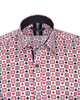 White Playing Card Symbols Print with Matching Handkerchief