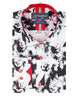Iconic Hollywood Legend Print Men's Shirt with Matching Handkerchief-Makrom