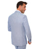 Dark Blue Linen 2 Piece Suit