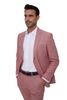 Red Linen 2 Piece Suit