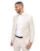 Cream Linen 2 Piece Suit