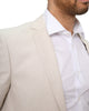 Cream Linen 2 Piece Suit