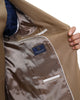 Beige Classic Plain 3 Piece Men's Suit