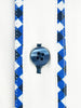 White Fashion Shirt with Stripe & Tartan Collar Tip Design