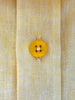 Yellow Linen Plain Short Sleeve Shirt