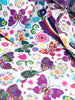 White Hippy Butterfly Design Men's Shirt