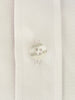 White Classic Twill Short Sleeve Shirt