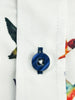 White Colourful Mockingbird Print Men's Shirt