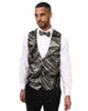 Gold Fashion Men's 4 Piece Textured Suit