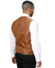 Gold Fashion Men's 4 Piece Textured Suit