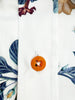 Floral Print Men's Shirt with Matching Handkerchief