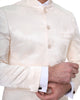 Cream 2 Piece Mandarin Suit