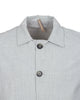 Grey Melange Stretch Overshirt