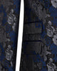 Dark Blue Floral Printed Men's Blazer