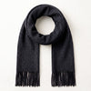 Antrasite Classic Knitted Men's Scarf