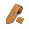 Men's Beige Paisley Design Necktie KR 158