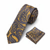 Men's Beige Paisley Design Necktie KR 161