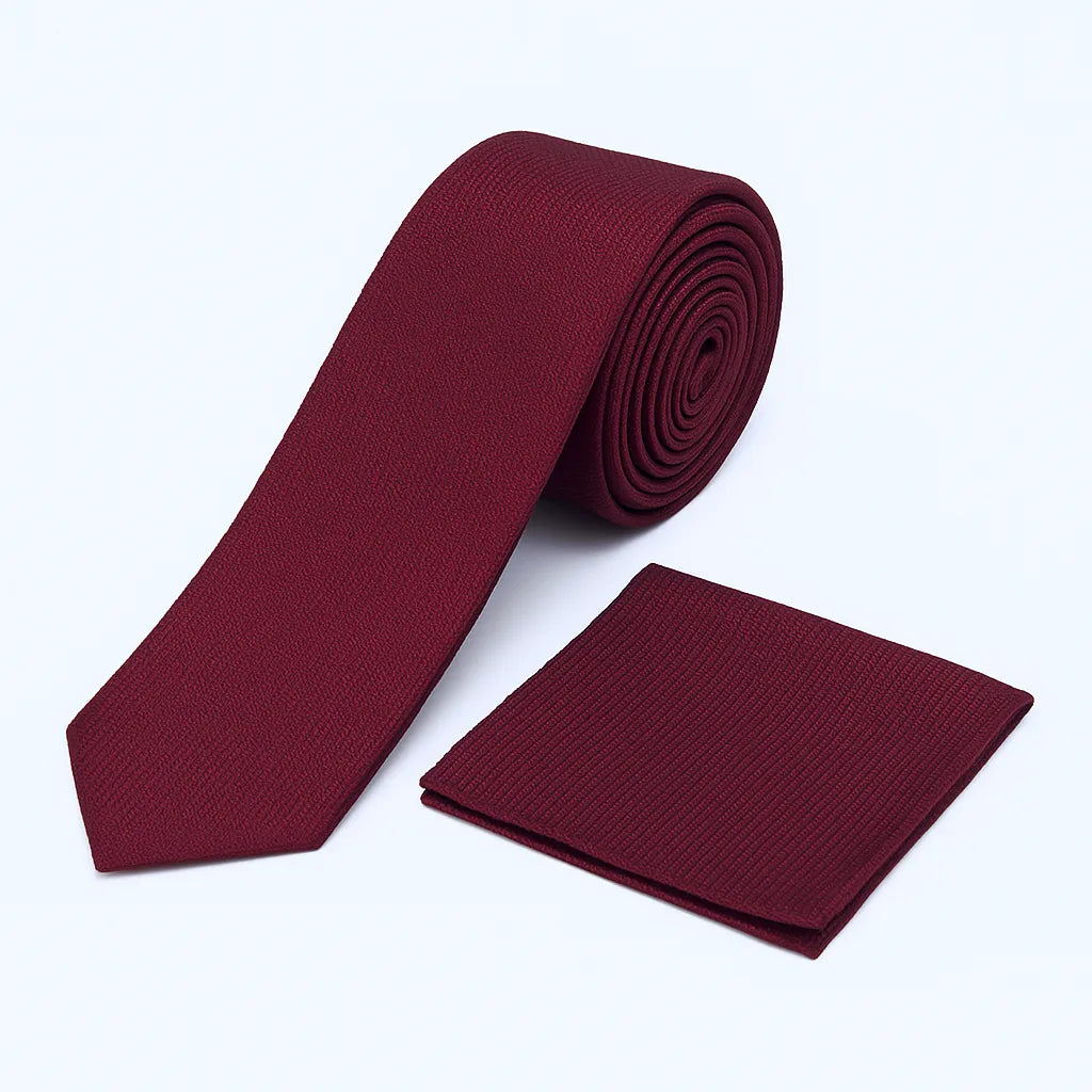 Men's Burgundy Necktie KR 39