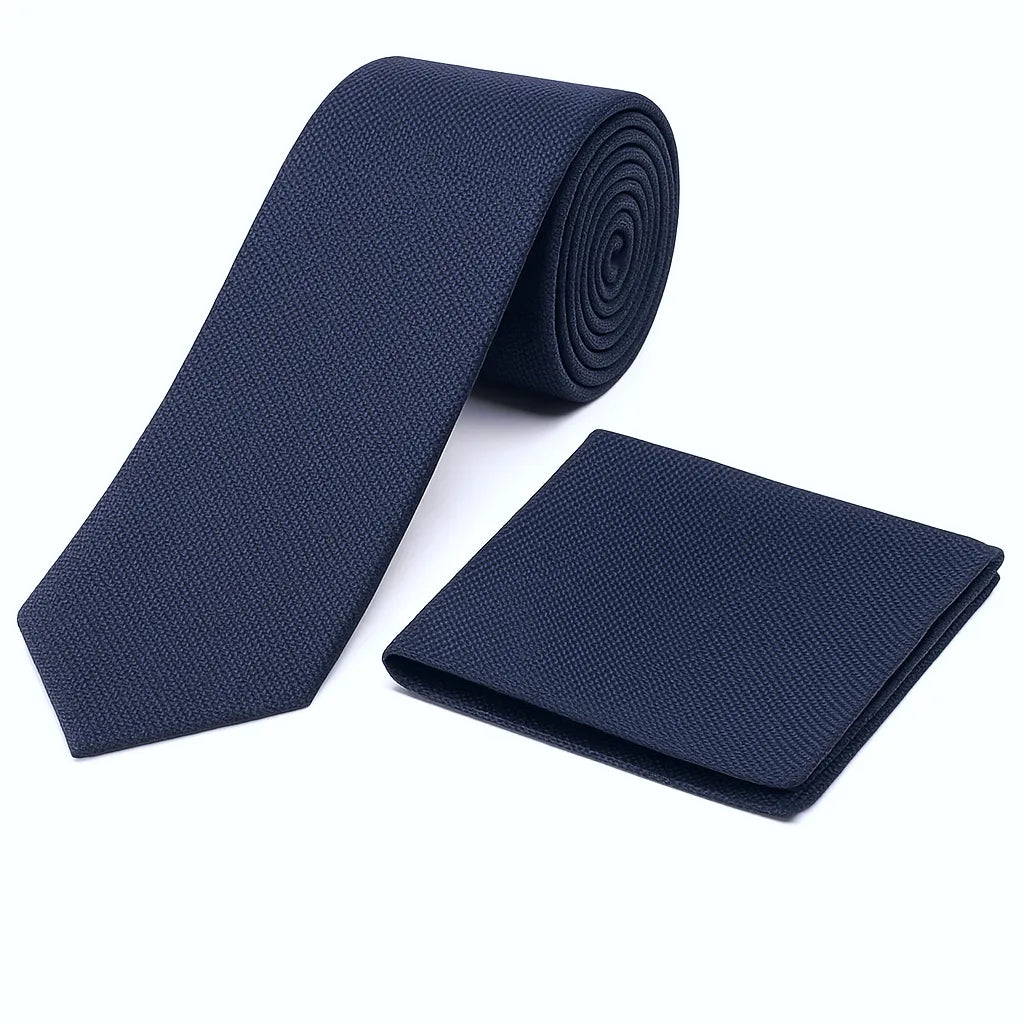 Men's Dark Blue Necktie KR 421